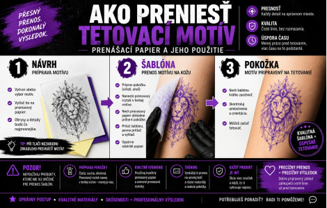 AKO PRENESŤ TETOVACÍ MOTÍV