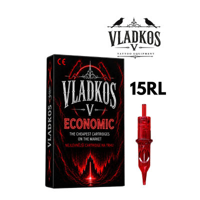 Tetovací cartridge VLADKOS ECONOMIC 15RL